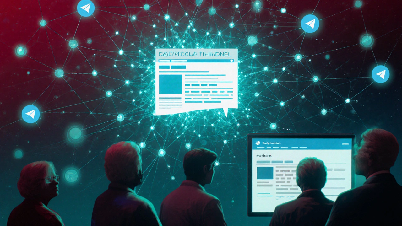 Abstract neural network visualization showing headline feedback flowing from subscribers.