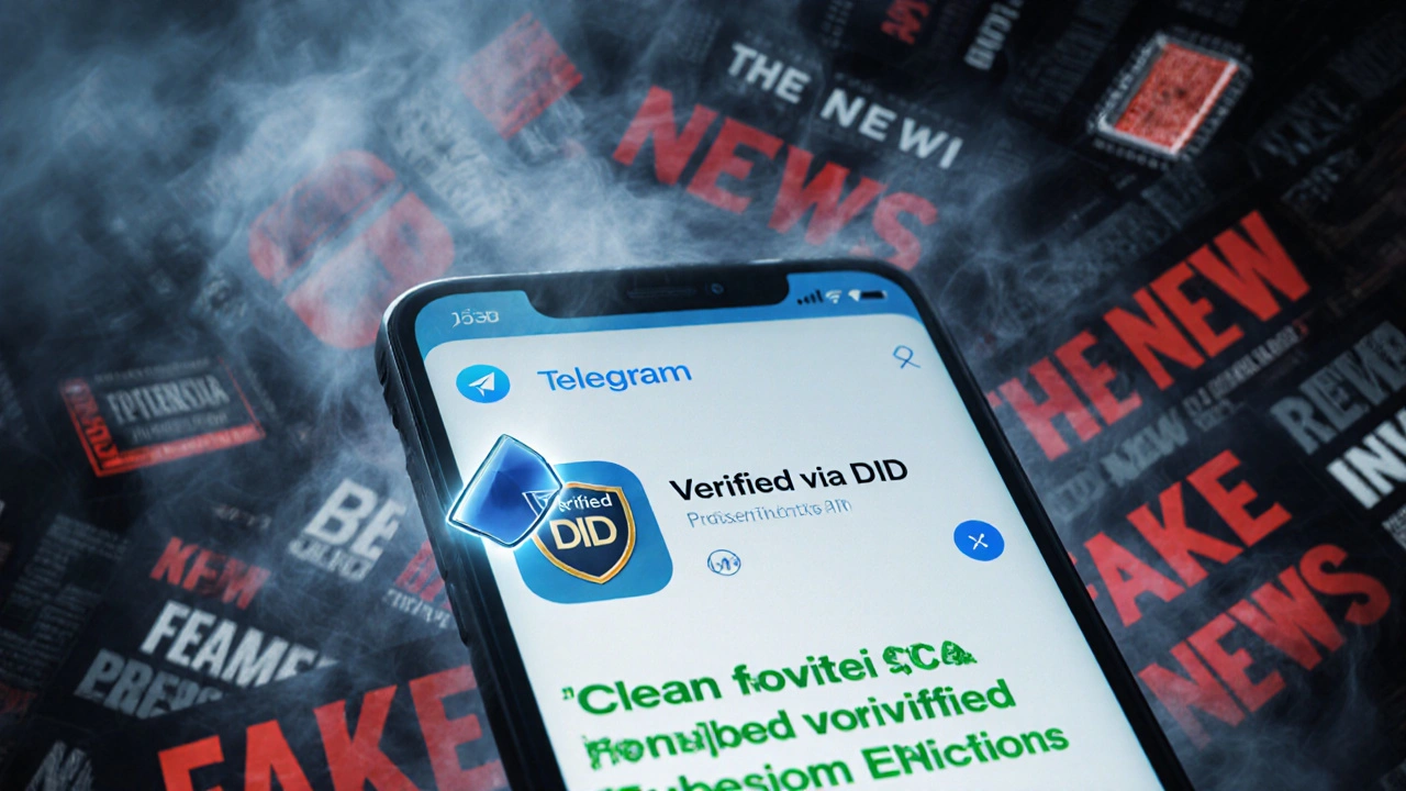 Decentralized Identity for Verified Telegram News Sources
