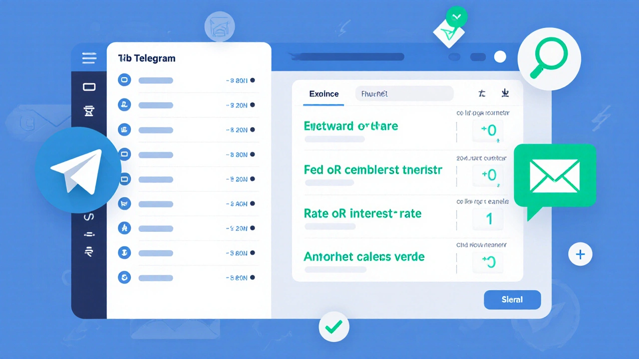 Digital bot dashboard showing muted channels and filtered keyword alerts in clean design.
