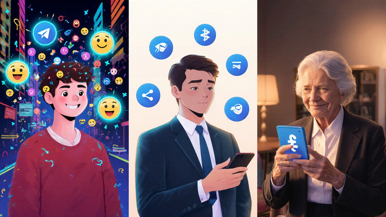 How Different Telegram User Groups Use Reactions Differently