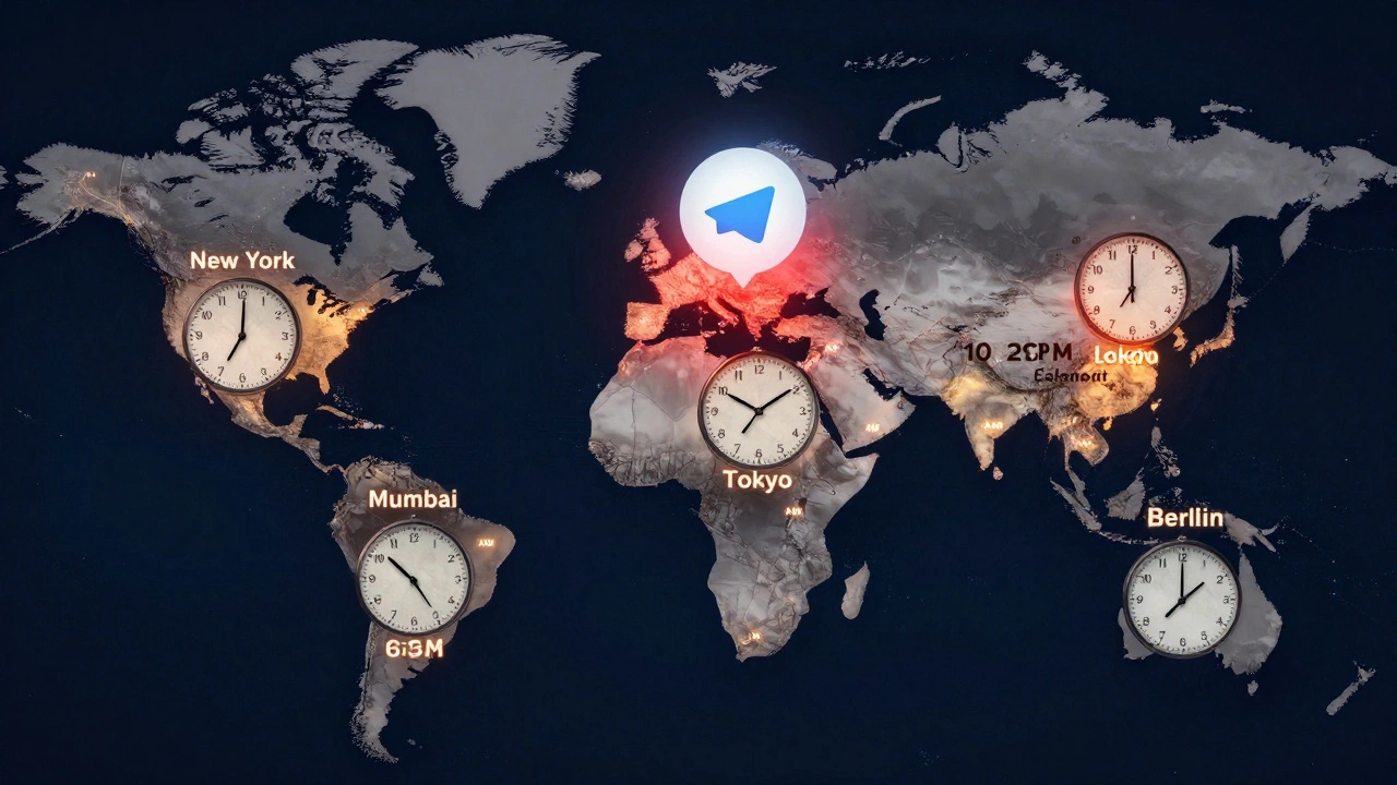 How Time Zones Influence News Posting Schedules on Telegram