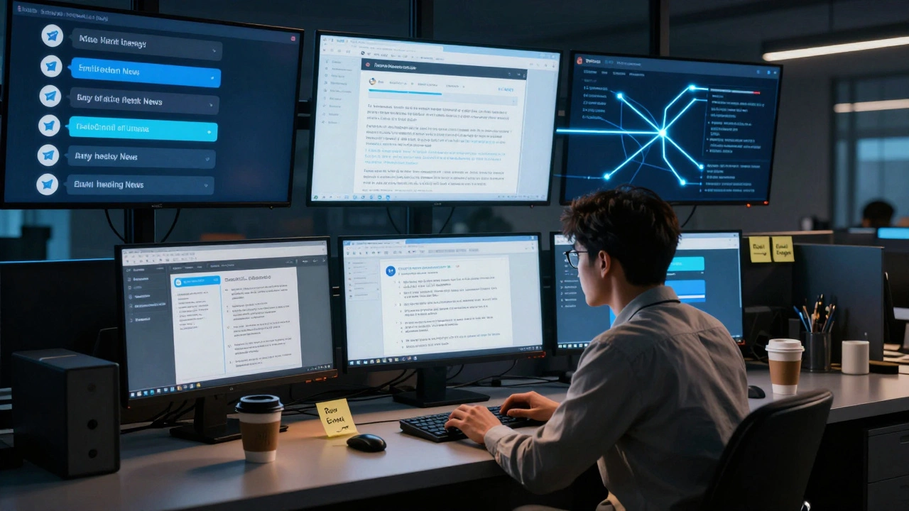 How to Coordinate Email, Telegram, and Social Media for Breaking News