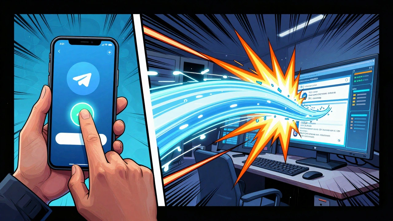 Comic-style split panel: reader voting on phone and poll data flowing into newsroom dashboard.