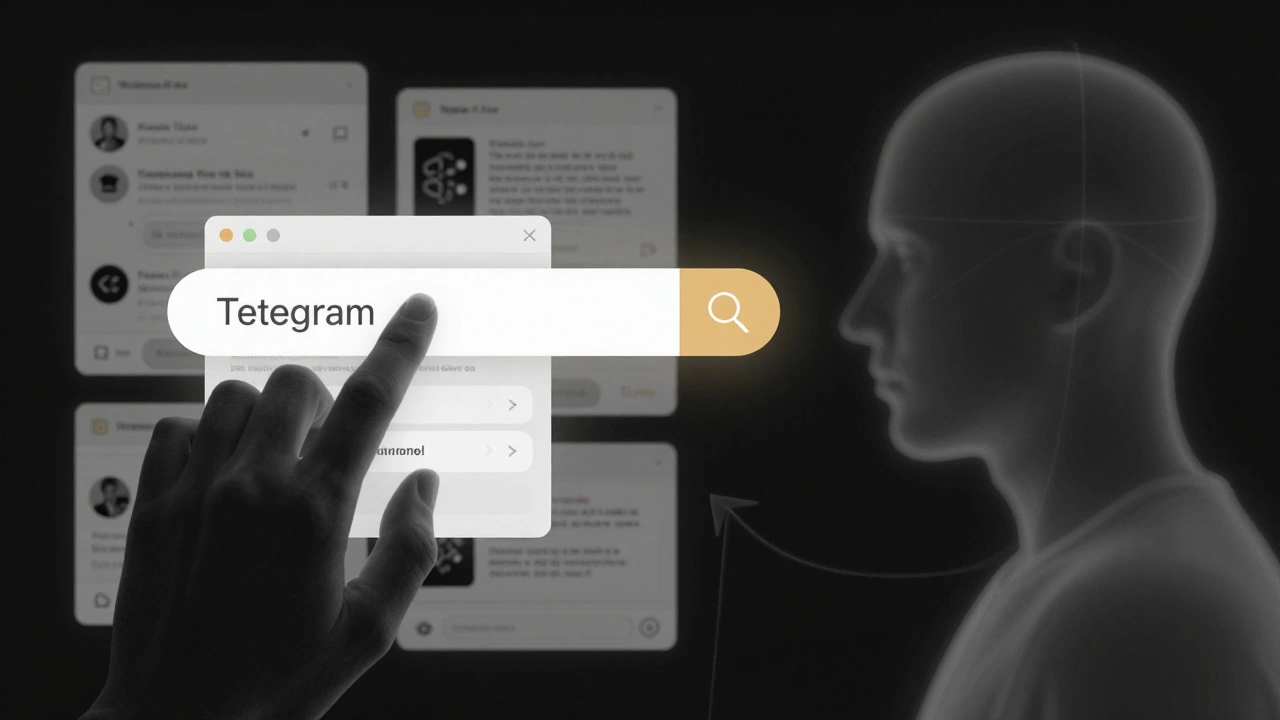 Split-screen: manual search vs. subtle algorithmic suggestion in digital interface.