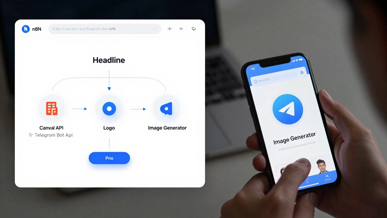 Automating Visual Templates for Telegram News Posts