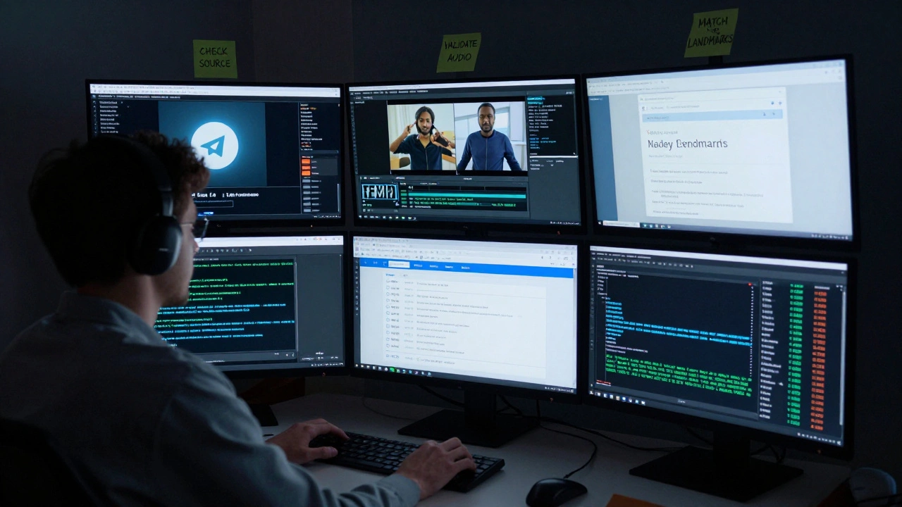 Using OSINT Tools to Validate Telegram Footage