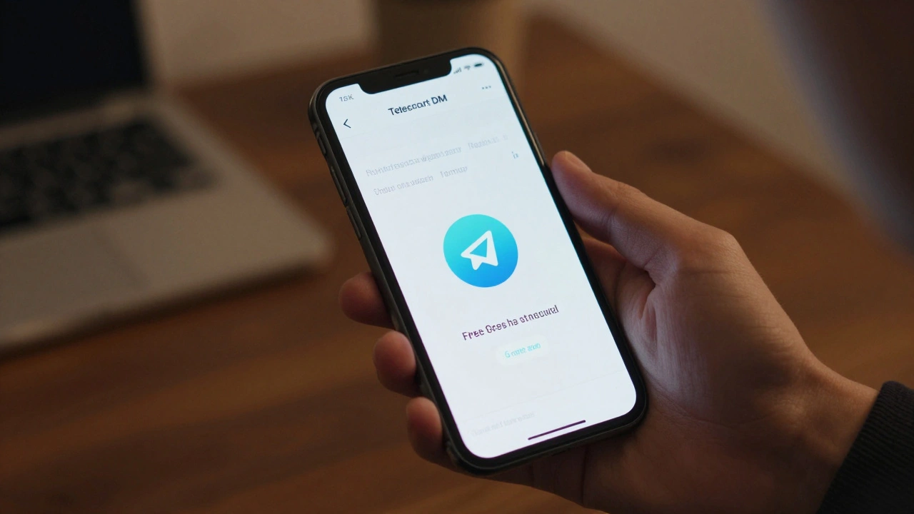 A personalized Telegram message referencing a user's past activity, showing thoughtful, non-intrusive outreach.