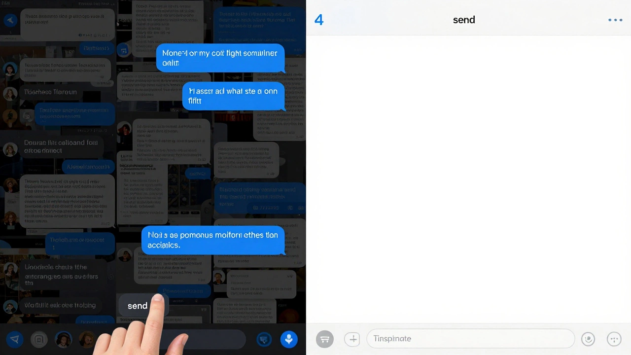 A side-by-side comparison of a cluttered vs. well-structured Telegram news message, highlighting visual clarity.