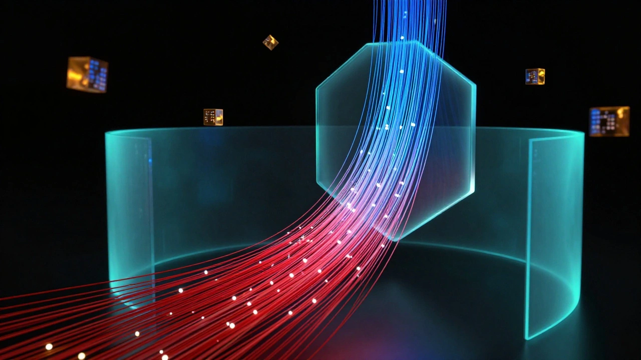 Energy shield protecting streaming digital data cables