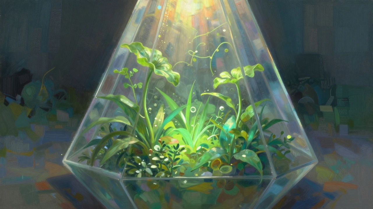 Garden inside prism representing secure subscriber growth