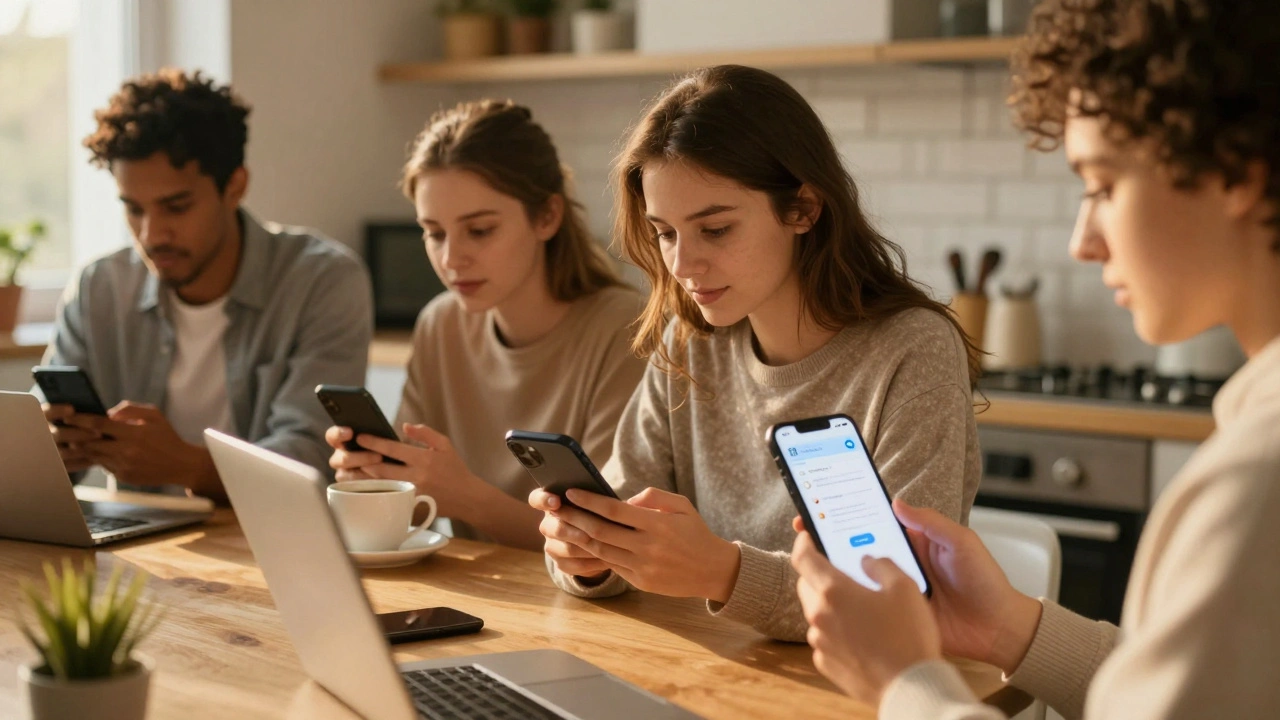 Subscribers across different locations all receiving the same Telegram notification at 7:03 AM.