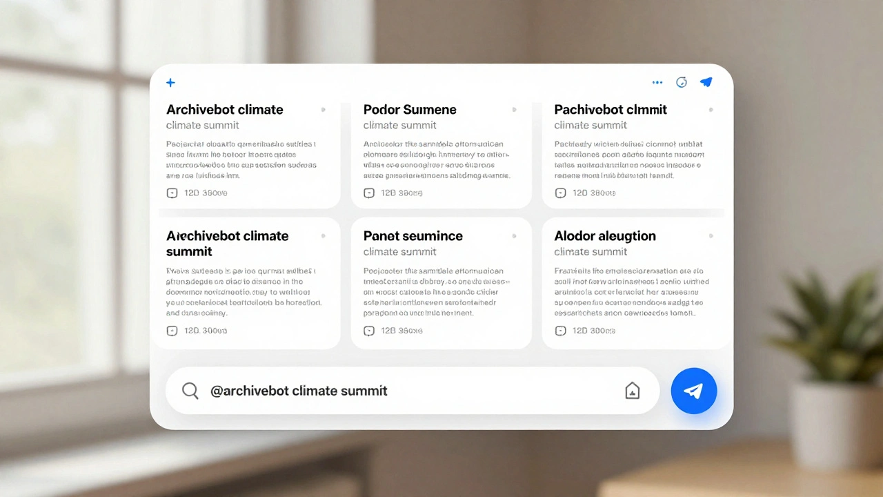 Using Inline Query Bots to Surface Archives in Telegram News
