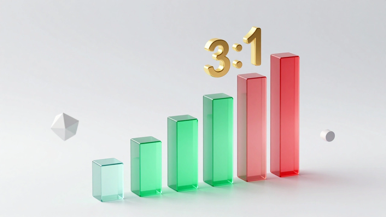 Isometric 3D pillars showing profitable and losing user cohorts