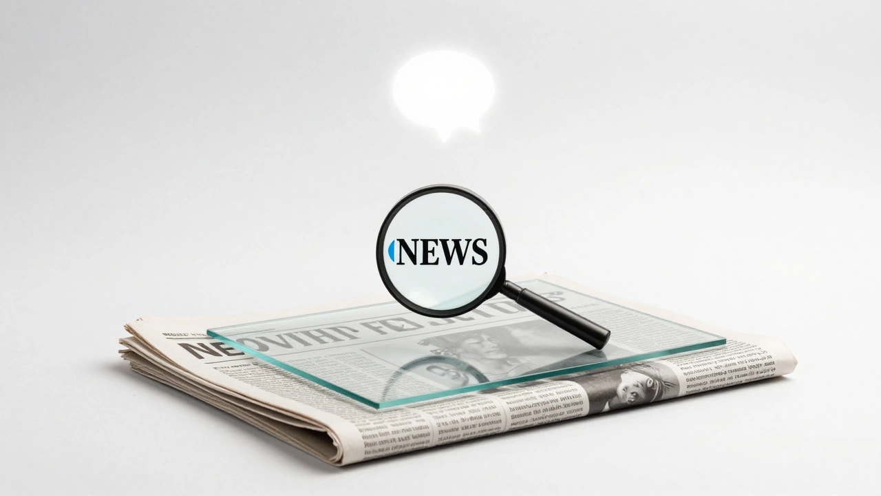 Three layered glass plates representing signal, filter, and context in news consumption