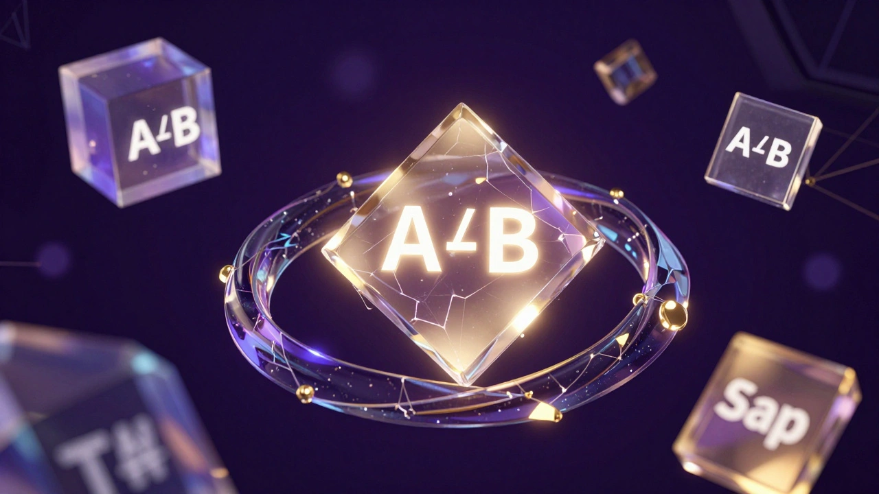 3D render of glowing and dim geometric shapes representing optimized versus poor content performance.