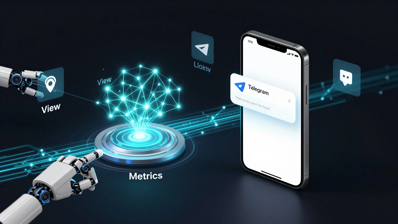 Digital visualization of automated data processing sending alerts to phone