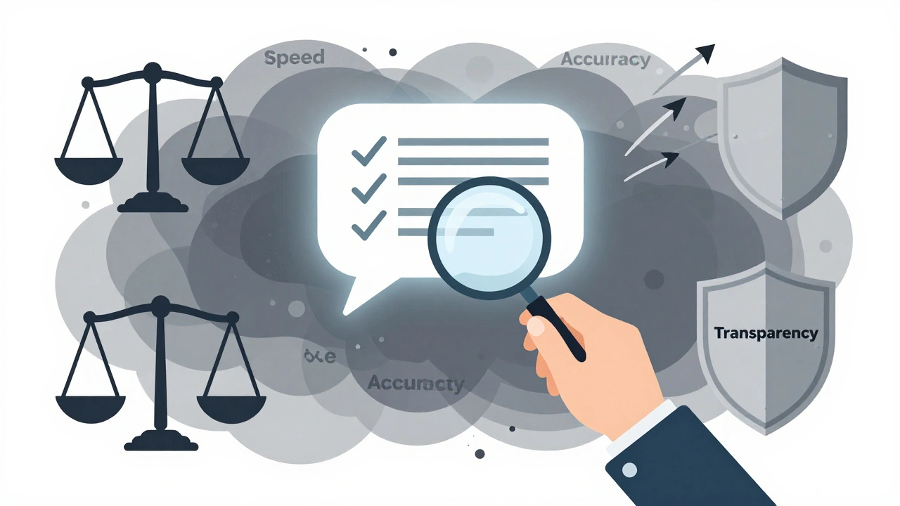 Graphic showing verification process filtering truth from misinformation