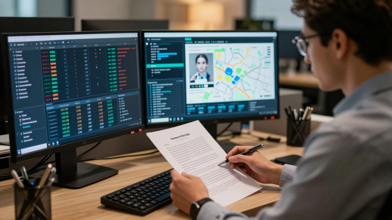 News editor using AI tools and manual review for hybrid fact-checking