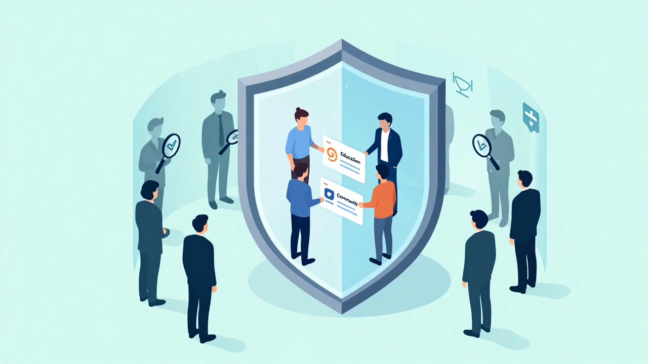 Secure digital shield protecting users from data tracking in a private network