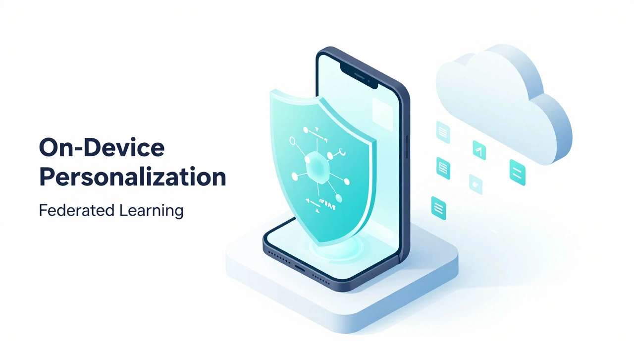 Shielded smartphone demonstrating on-device learning and data protection